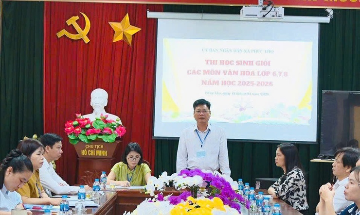 Phúc Thọ khai mạc kỳ thi học sinh giỏi khối 6, 7, 8 năm học 2025–2026- Ảnh 1.