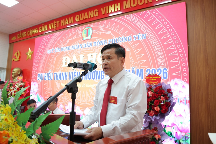 Quỹ tín dụng nhân dân Đông Phương Yên (xã Phú Nghĩa) tổ chức Đại hội đại biểu thành viên năm 2026- Ảnh 6.