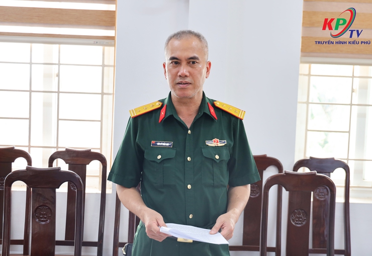 Thường trực Đảng uỷ xã Kiều Phú tổ chức Hội nghị triển khai nhiệm vụ chuẩn bị diễn tập khu vực phòng thủ năm 2026- Ảnh 2.