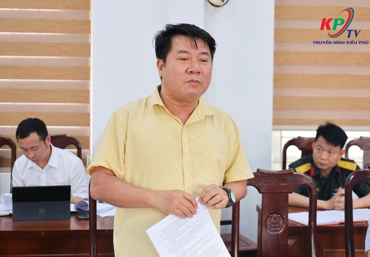 Thường trực Đảng uỷ xã Kiều Phú tổ chức Hội nghị triển khai nhiệm vụ chuẩn bị diễn tập khu vực phòng thủ năm 2026- Ảnh 5.