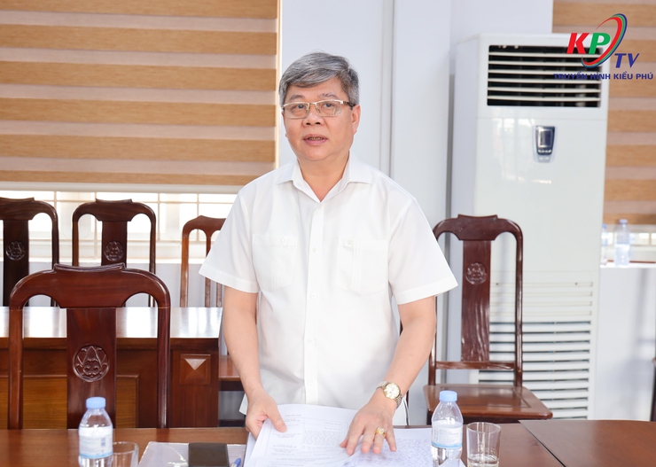 Thường trực Đảng uỷ xã Kiều Phú tổ chức Hội nghị triển khai nhiệm vụ chuẩn bị diễn tập khu vực phòng thủ năm 2026- Ảnh 3.