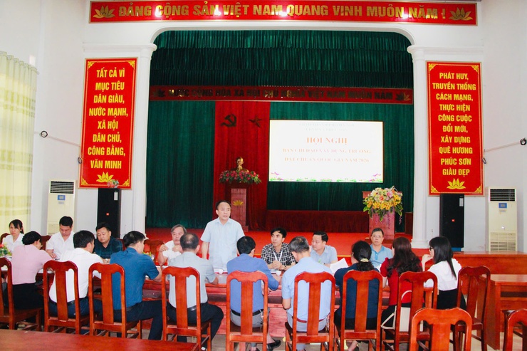 Phúc Sơn triển khai công tác xây dựng trường đạt chuẩn quốc gia năm 2026- Ảnh 2.