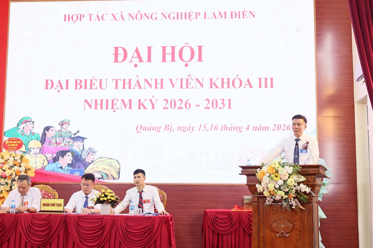 Hợp tác xã nông nghiệp Lam Điền tổ chức thành công Đại hội nhiệm kỳ 2026 - 2031- Ảnh 9.
