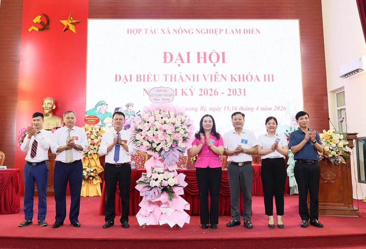 Hợp tác xã nông nghiệp Lam Điền tổ chức thành công Đại hội nhiệm kỳ 2026 - 2031- Ảnh 2.