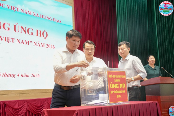 XÃ HƯNG ĐẠO PHÁT ĐỘNG ỦNG HỘ QUỸ “VÌ BIỂN, ĐẢO VIỆT NAM” NĂM 2026- Ảnh 12.