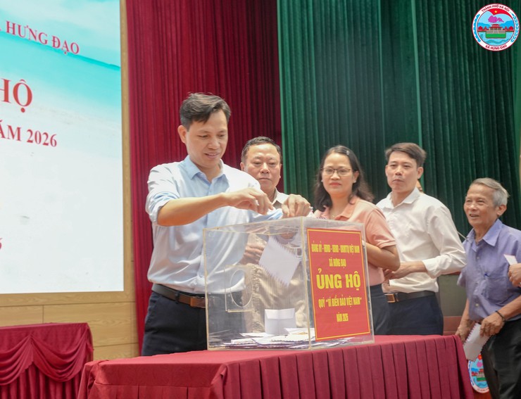 XÃ HƯNG ĐẠO PHÁT ĐỘNG ỦNG HỘ QUỸ “VÌ BIỂN, ĐẢO VIỆT NAM” NĂM 2026- Ảnh 16.