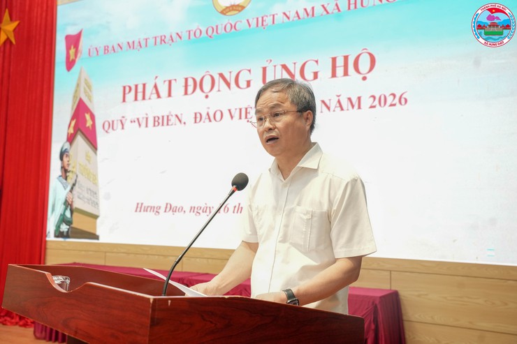 XÃ HƯNG ĐẠO PHÁT ĐỘNG ỦNG HỘ QUỸ “VÌ BIỂN, ĐẢO VIỆT NAM” NĂM 2026- Ảnh 2.