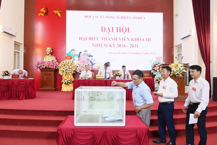 Hợp tác xã nông nghiệp Lam Điền tổ chức thành công Đại hội nhiệm kỳ 2026 - 2031- Ảnh 11.