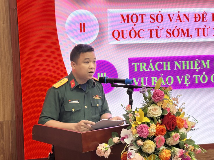 Hội thi Báo cáo viên giỏi năm 2026 Khối thi đua số 18 - Bộ tư lệnh Thủ đô Hà Nội.- Ảnh 4.