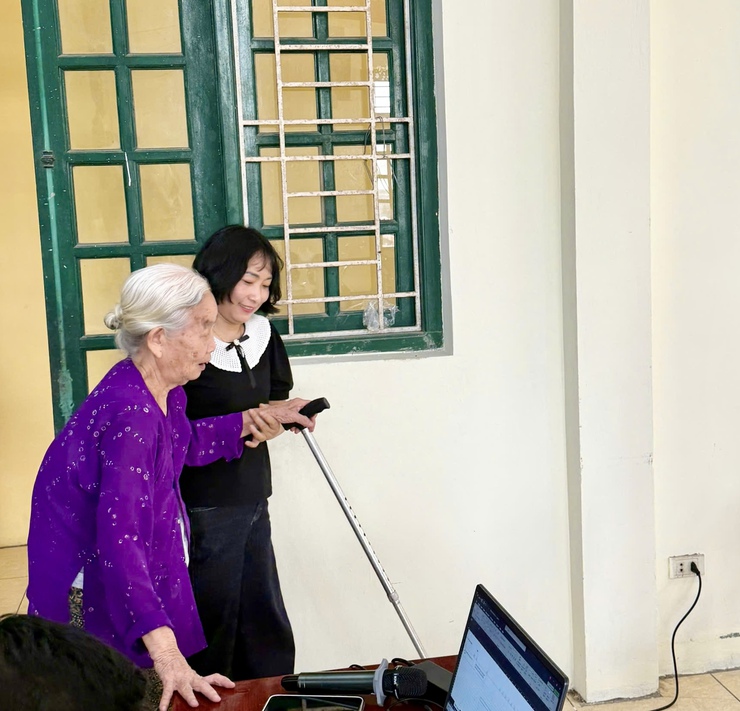 Xã Đại Thanh hỗ trợ chi trả bồi thường GPMB dự án Khu đô thị thể thao Olympic đối với chủ sử dụng đất là người cao tuổi, khó khăn trong việc đi lại- Ảnh 4.