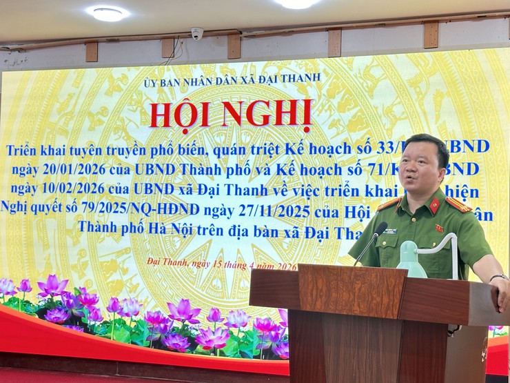 Xã Đại Thanh tuyên truyền Nghị quyết 79/2025/NQ-HĐND thành phố Hà Nội- Ảnh 6.