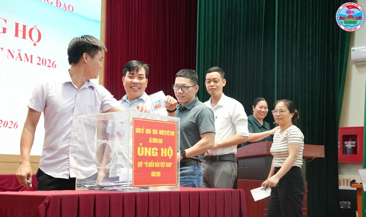 XÃ HƯNG ĐẠO PHÁT ĐỘNG ỦNG HỘ QUỸ “VÌ BIỂN, ĐẢO VIỆT NAM” NĂM 2026- Ảnh 15.