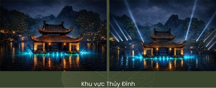 Lần đầu tiên trình diễn 3D Mapping tại Lễ hội Chùa Thầy: Công nghệ kể chuyện di sản bằng ánh sáng- Ảnh 2.