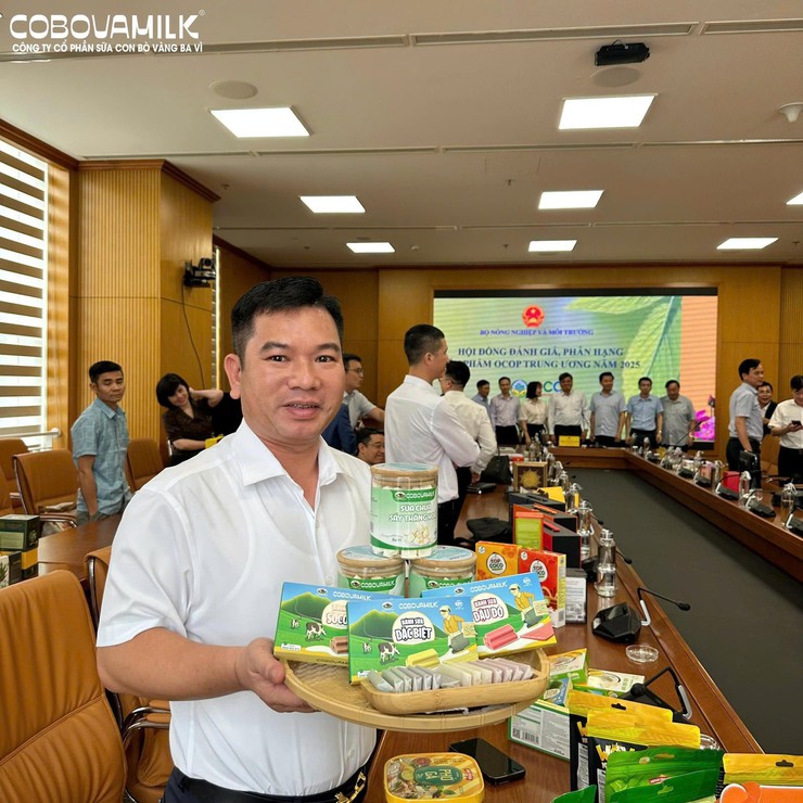 Sản phẩm COBOVAMILK của xã Suối Hai đạt OCOP 5 sao cấp Trung ương- Ảnh 1.