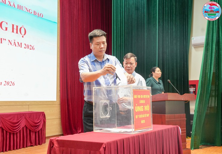 XÃ HƯNG ĐẠO PHÁT ĐỘNG ỦNG HỘ QUỸ “VÌ BIỂN, ĐẢO VIỆT NAM” NĂM 2026- Ảnh 14.