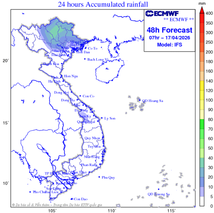 Ngày 16/4/2026, đón không khí lạnh cuối mùa; Hà Nội sáng có mưa nhỏ ngày có nắng; tối và đêm có mưa, mưa vừa và rải rác có dông, cục bộ có nơi mưa to- Ảnh 1. Ngày 16/4/2026, đón không khí lạnh cuối mùa; Hà Nội sáng có mưa nhỏ ngày có nắng; tối và đêm có mưa, mưa vừa và rải rác có dông, cục bộ có nơi mưa to- Ảnh 1.