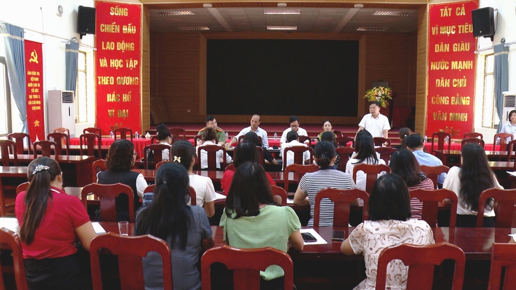 Siết chặt an toàn thực phẩm bếp ăn trường học tại xã Ứng Hòa- Ảnh 1.