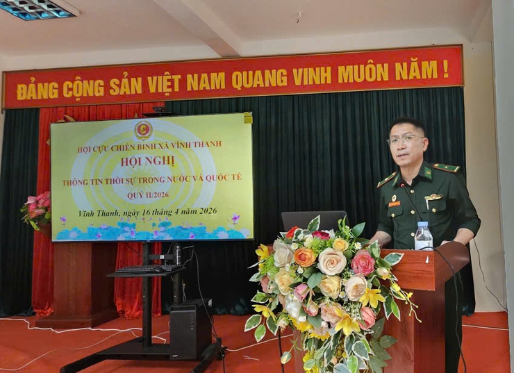 HỘI CỰU CHIẾN BINH XÃ VĨNH THANH TỔ CHỨC THÔNG TIN THỜI SỰ NHÂN KỶ NIỆM 30/4- Ảnh 3.