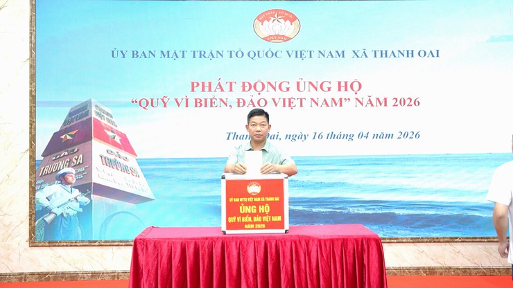 Thanh Oai phát động ủng hộ Quỹ "Vì biển, đảo Việt Nam" năm 2026- Ảnh 6.