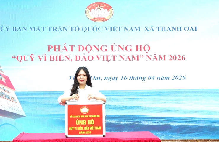Thanh Oai phát động ủng hộ Quỹ "Vì biển, đảo Việt Nam" năm 2026- Ảnh 11.