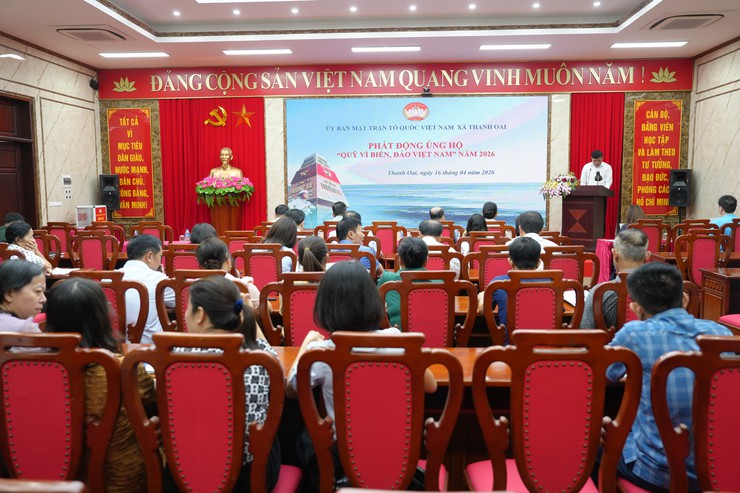Thanh Oai phát động ủng hộ Quỹ "Vì biển, đảo Việt Nam" năm 2026- Ảnh 1.