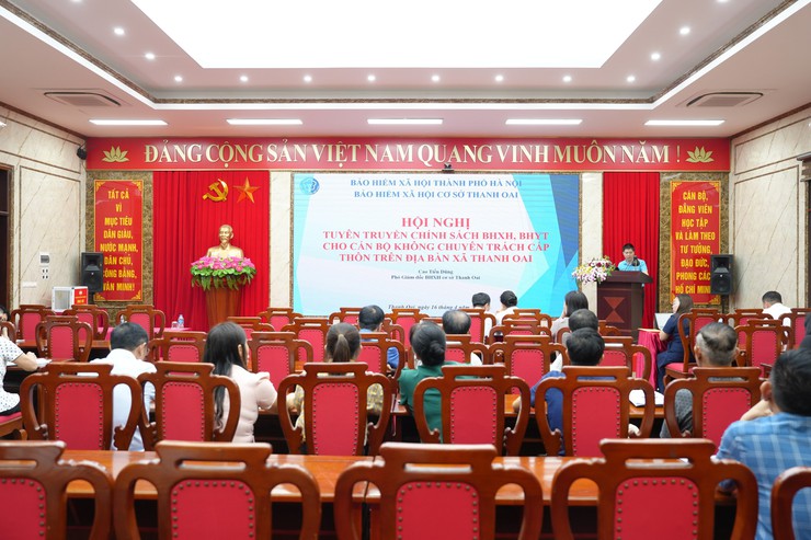 TUYÊN TRUYỀN CHÍNH SÁCH BHXH, BHYT CHO CÁN BỘ KHÔNG CHUYÊN TRÁCH CẤP THÔN, TỔ DÂN PHỐ TRÊN ĐỊA BÀN XÃ- Ảnh 5.