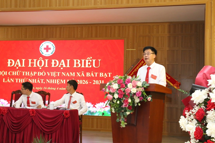 Đại hội Hội Chữ thập đỏ xã Bất Bạt lần thứ I: Lan tỏa giá trị nhân ái, hướng tới phát triển bền vững- Ảnh 3.