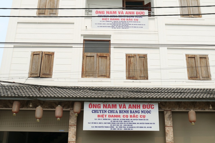 Xã Quảng Bị kiểm tra cơ sở chữa bệnh bằng “nước kiềm” tại thôn Bến- Ảnh 1.