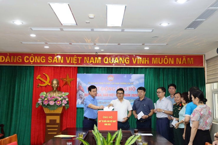 Ủy ban MTTQ Việt Nam phường Yên Sở phát động ủng hộ Quỹ “Vì biển, đảo Việt Nam” năm 2026- Ảnh 3.