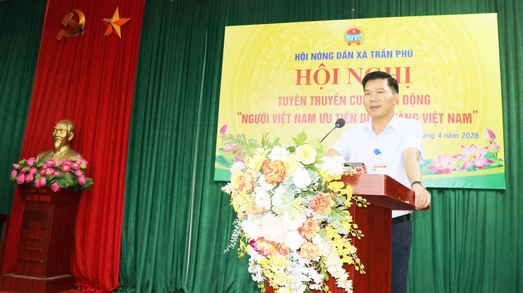 Hội Nông dân xã Trần Phú tổ chức hội nghị tuyên truyền Cuộc vận động “Người Việt Nam ưu tiên dùng hàng Việt Nam”- Ảnh 2.