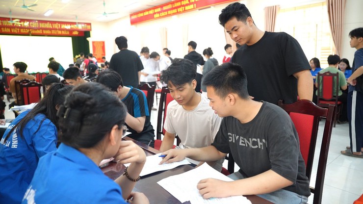 Xã An Khánh tổ chức đăng ký nghĩa vụ quân sự, quân nhân dự bị, dân quân tự vệ năm 2026- Ảnh 3.