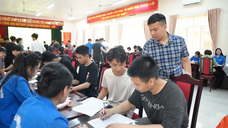 Xã An Khánh tổ chức đăng ký nghĩa vụ quân sự, quân nhân dự bị, dân quân tự vệ năm 2026- Ảnh 5.