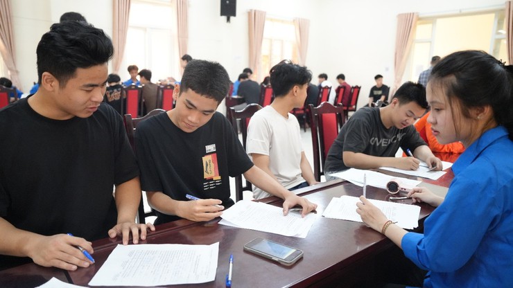 Xã An Khánh tổ chức đăng ký nghĩa vụ quân sự, quân nhân dự bị, dân quân tự vệ năm 2026- Ảnh 6.