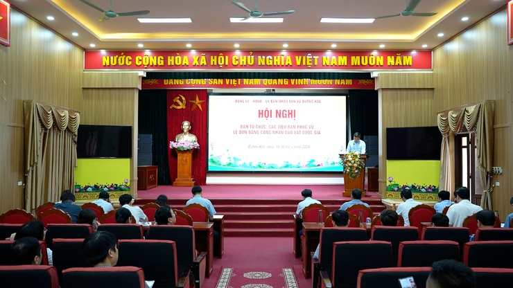 Hội nghị ban tổ chức, các tiểu ban phục vụ Lễ đón bằng công nhận bảo vật Quốc gia- Ảnh 1.