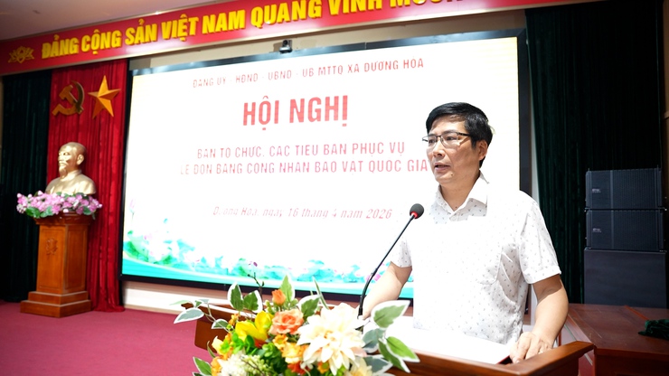 Hội nghị ban tổ chức, các tiểu ban phục vụ Lễ đón bằng công nhận bảo vật Quốc gia- Ảnh 4.