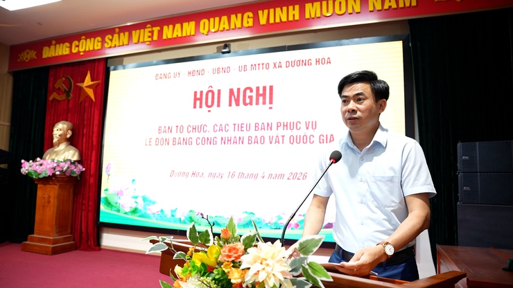 Hội nghị ban tổ chức, các tiểu ban phục vụ Lễ đón bằng công nhận bảo vật Quốc gia- Ảnh 6.