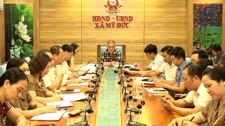 Xã Mỹ Đức nghiên cứu triển khai mô hình khu giết mổ tập trung, mô hình chợ dân sinh, bếp ăn tập thể bảo đảm ATTP- Ảnh 6.