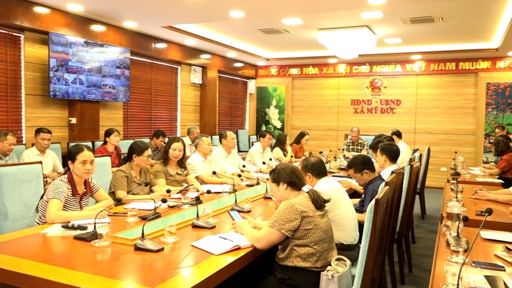 Xã Mỹ Đức nghiên cứu triển khai mô hình khu giết mổ tập trung, mô hình chợ dân sinh, bếp ăn tập thể bảo đảm ATTP- Ảnh 2.