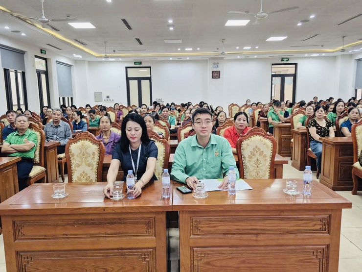 Hội Nông dân xã Thư Lâm tổ chức bồi dưỡng nghiệp vụ công tác Hội và phong trào nông dân năm 2026; kỹ năng tuyên truyền vận động trong công tác giải phóng mặt bằng- Ảnh 3.