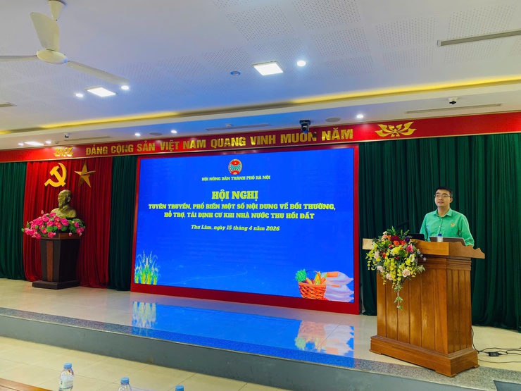 Hội Nông dân xã Thư Lâm tổ chức bồi dưỡng nghiệp vụ công tác Hội và phong trào nông dân năm 2026; kỹ năng tuyên truyền vận động trong công tác giải phóng mặt bằng- Ảnh 4.