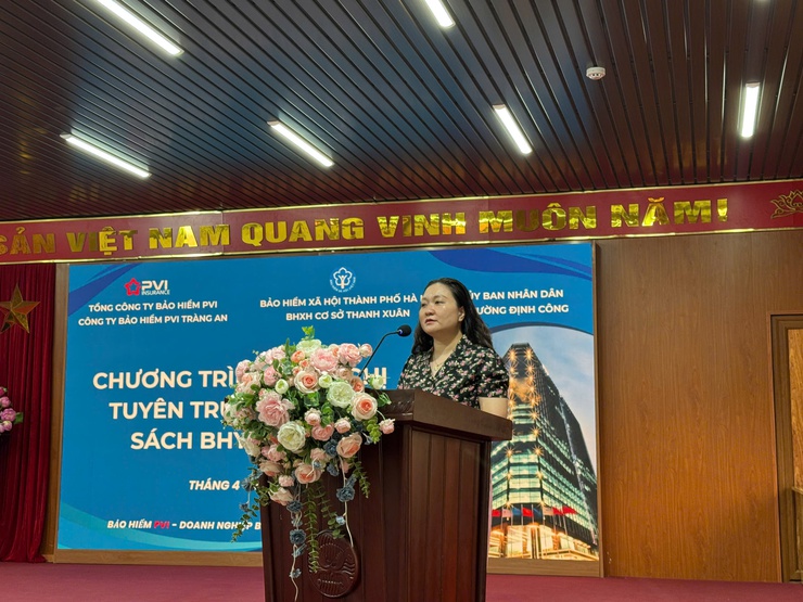 Phường Định Công tổ chức Hội nghị tuyên truyền chính sách BHXH tự nguyện, bảo hiểm y tế (BHYT) hộ gia đình- Ảnh 2.