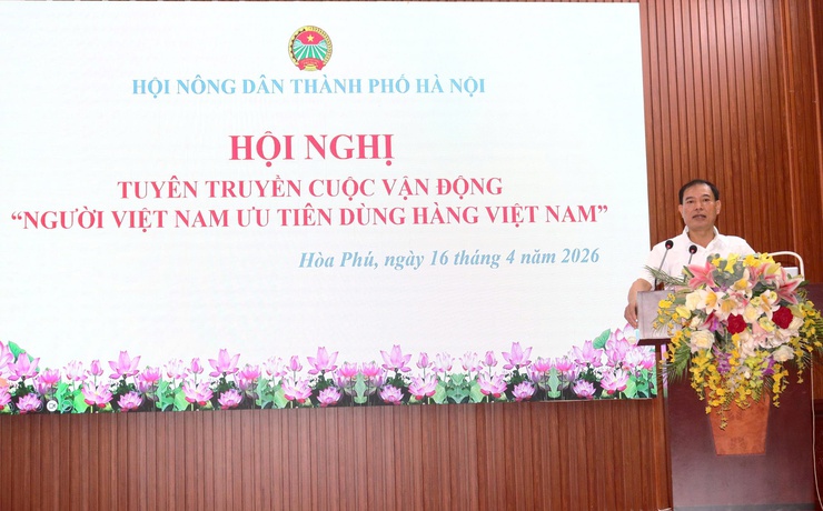 Hội Nông dân xã Hoà Phú tổ chức hội nghị tuyên truyền cuộc vận động “Người Việt Nam ưu tiên dùng hàng Việt Nam”- Ảnh 2.