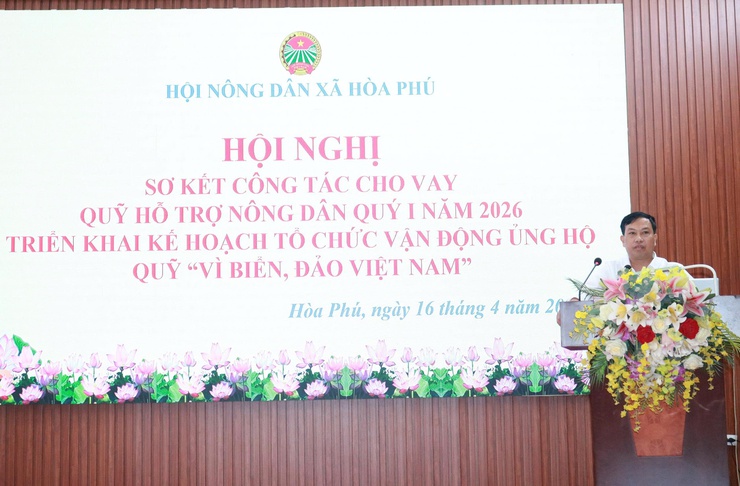 Hội Nông dân xã Hoà Phú tổ chức hội nghị tuyên truyền cuộc vận động “Người Việt Nam ưu tiên dùng hàng Việt Nam”- Ảnh 3.