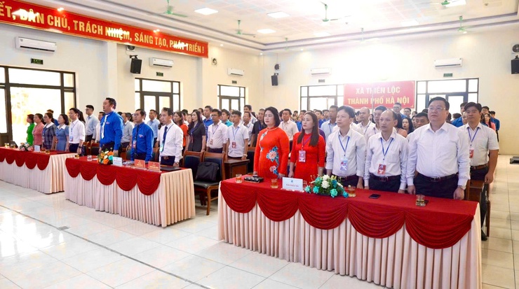 Đại hội Hội LHTN Việt Nam xã Thiên Lộc lần thứ I thành công tốt đẹp: Khơi dậy khát vọng cống hiến, phát huy vai trò tiên phong của thanh niên trong kỷ nguyên số.- Ảnh 1.