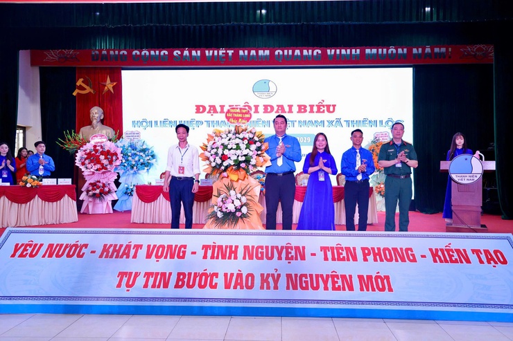 Đại hội Hội LHTN Việt Nam xã Thiên Lộc lần thứ I thành công tốt đẹp: Khơi dậy khát vọng cống hiến, phát huy vai trò tiên phong của thanh niên trong kỷ nguyên số.- Ảnh 7.