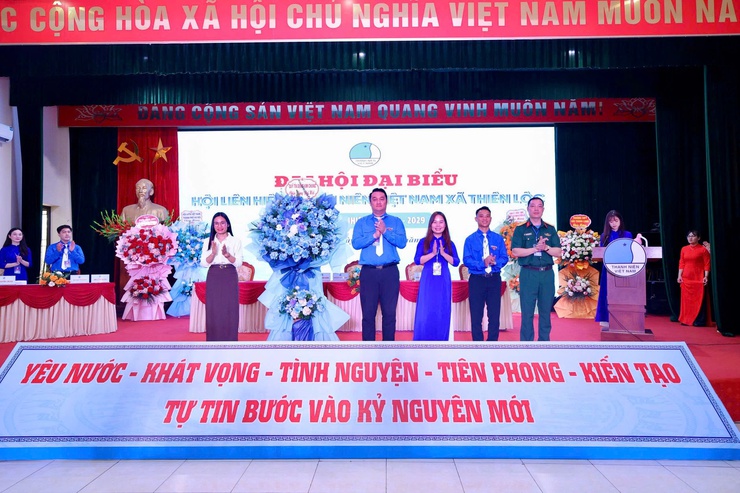 Đại hội Hội LHTN Việt Nam xã Thiên Lộc lần thứ I thành công tốt đẹp: Khơi dậy khát vọng cống hiến, phát huy vai trò tiên phong của thanh niên trong kỷ nguyên số.- Ảnh 6.