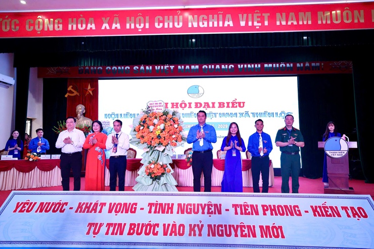 Đại hội Hội LHTN Việt Nam xã Thiên Lộc lần thứ I thành công tốt đẹp: Khơi dậy khát vọng cống hiến, phát huy vai trò tiên phong của thanh niên trong kỷ nguyên số.- Ảnh 5.
