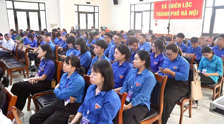 Đại hội Hội LHTN Việt Nam xã Thiên Lộc lần thứ I thành công tốt đẹp: Khơi dậy khát vọng cống hiến, phát huy vai trò tiên phong của thanh niên trong kỷ nguyên số.- Ảnh 9.