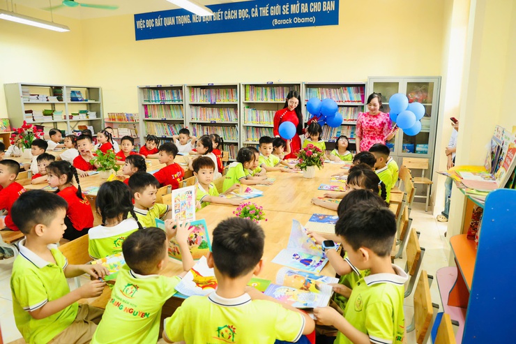 Trường Tiểu học Trường Yên tổ chức Ngày hội đón học sinh mầm non đến trải nghiệm- Ảnh 25.