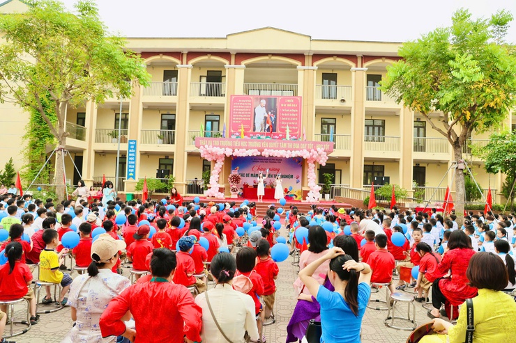 Trường Tiểu học Trường Yên tổ chức Ngày hội đón học sinh mầm non đến trải nghiệm- Ảnh 7.